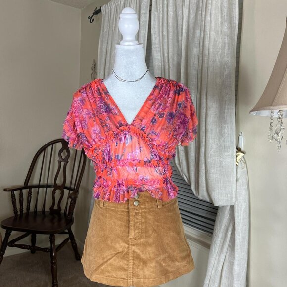 Free People Micro Mesh Fairy Top - Picture 1 of 4